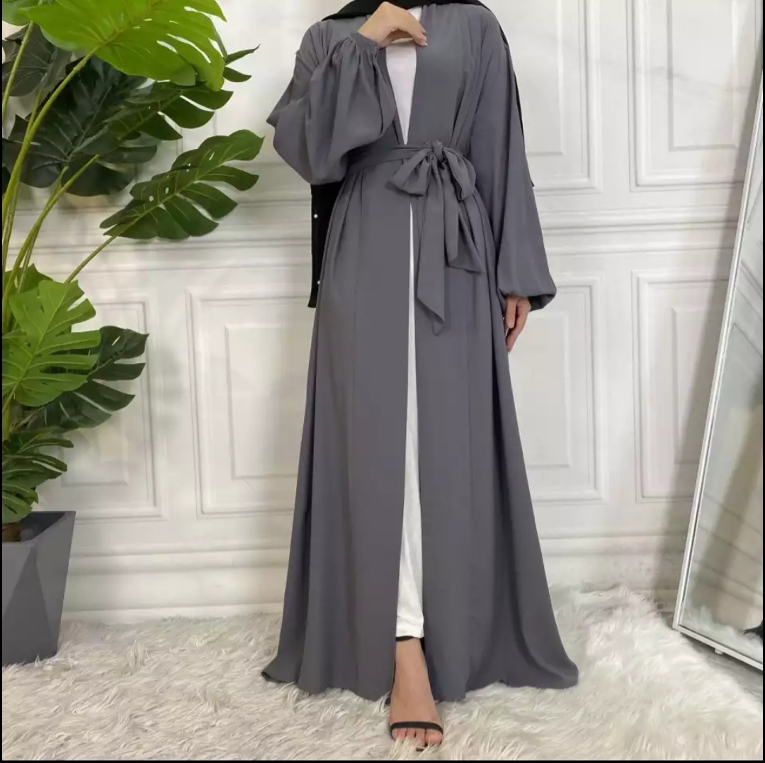 Zara Abaya Grey